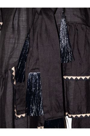 Abito corto in ramie nero PHO FIRENZE | 4323219NERO